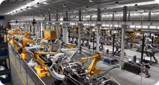 Smart manufacturing workflow with automated production line